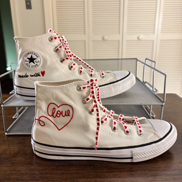 Converse Shoes - Converse Chuck Taylor High Top Sneakers White  6 Women's